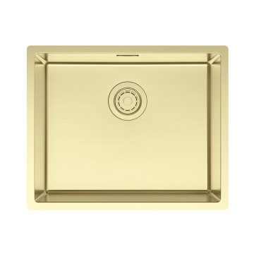 Мойка LASSAN 54 UNI, нерж. сталь, LA54-LG, светлое золото, 540х440мм, Paulmark