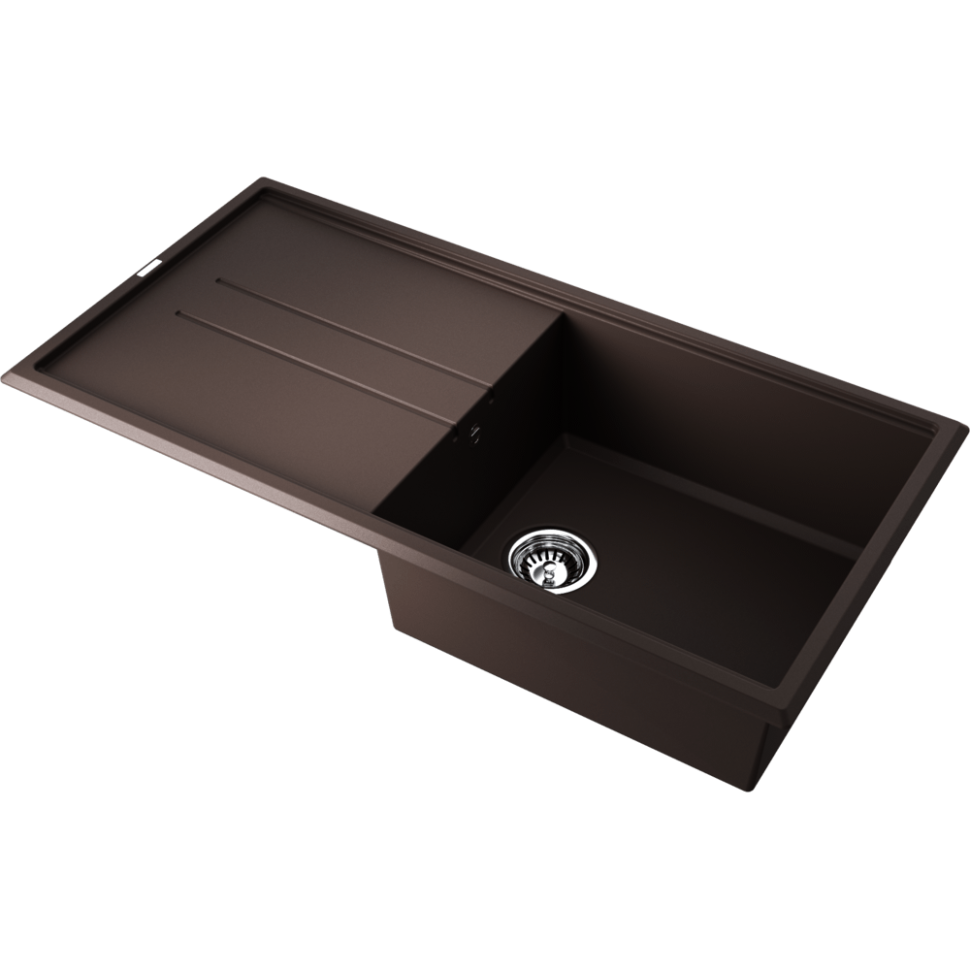 Кухонная мойка Omoikiri Tedori 100-DC Tetogranit/темный шоколад