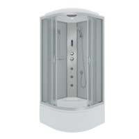 Душевая кабина Niagara Classic NG-2307-14F (80х80х215) высокий поддон(40см),стекло МАТОВО,4 места