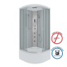 Душевая кабина Niagara Classic NG-2307-14F (80х80х215) высокий поддон(40см),стекло МАТОВО,4 места