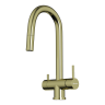 Смеситель для кухни Omoikiri Akita-S-LG латунь/светлое золото