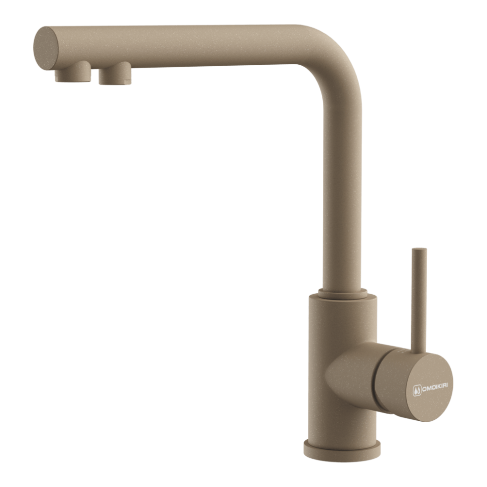 Смеситель для кухни Omoikiri Nakagawa 2 Plus-CA латунь/карамель