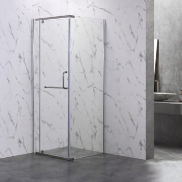 Душевой угол Veconi Rovigo RV-18, 800x800x2000, хром, стекло прозрачное
