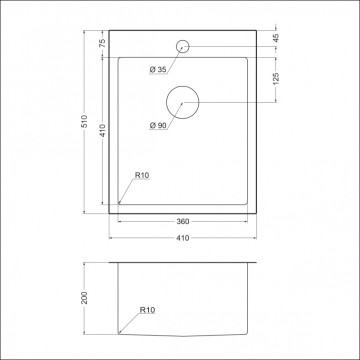 Мойка EMAR EMB-128A EMB-128A PVD Nano Dark