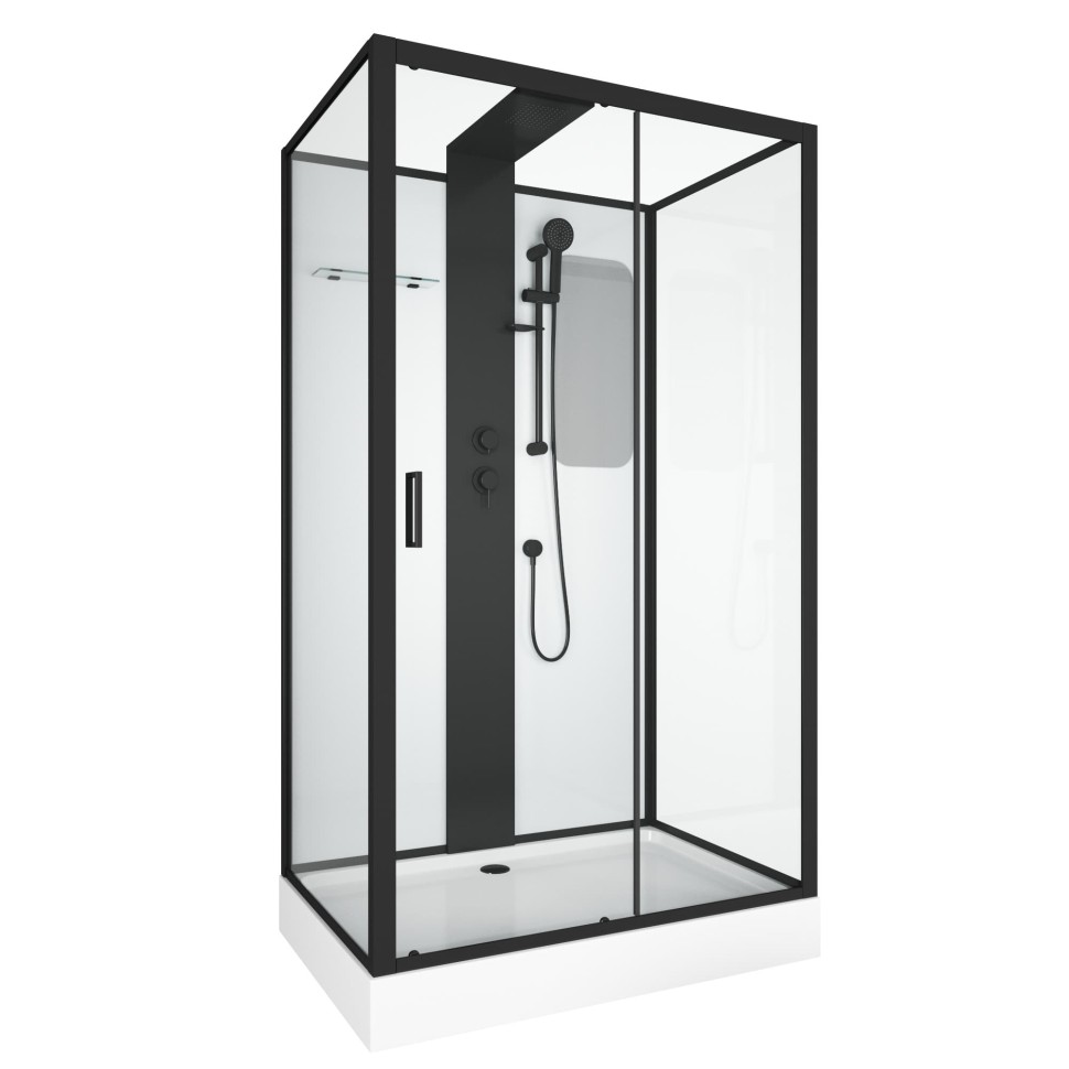 Душевая кабина Grossman Elegans GR252Q (120х80х217) дверь раздвижная,6 мест