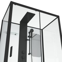 Душевая кабина Grossman Elegans GR252Q (120х80х217) дверь раздвижная,6 мест