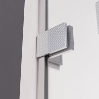 Душевой угол распашной Veconi Premium Alassio SP CH, 1400х1000x2000, хром, стекло прозрачное осветленное