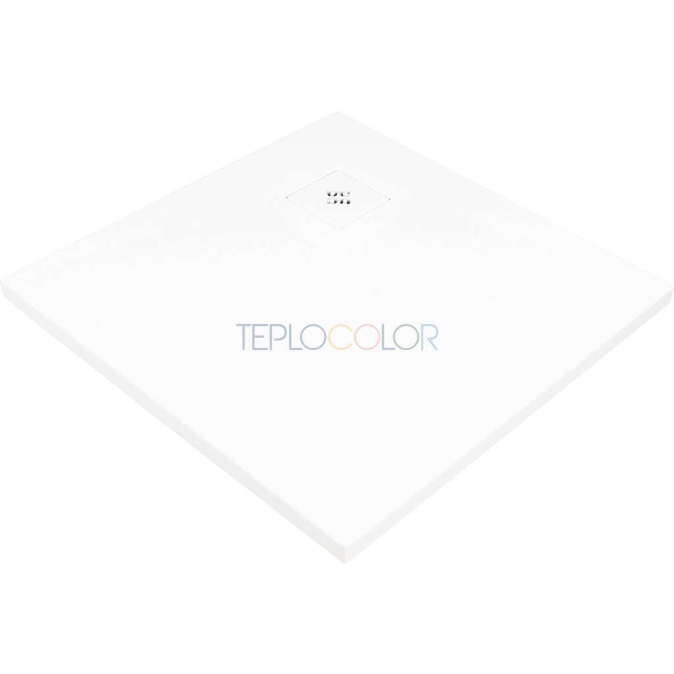 Акриловый душевой поддон, квадратный, 80x80 см