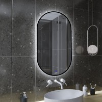 Зеркало NERO-промо BLACK (500*900*45) LED с сенсорным выключателем