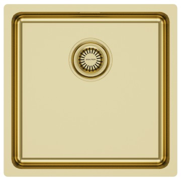Мойка нерж. сталь VISTA 44, PM304444-LG, светлое золото, 440х440мм, Paulmark