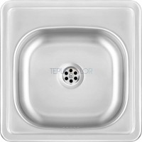 Стальная мойка, 1-чаша