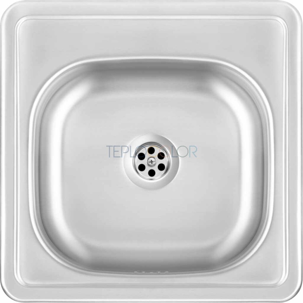 Стальная мойка, 1-чаша