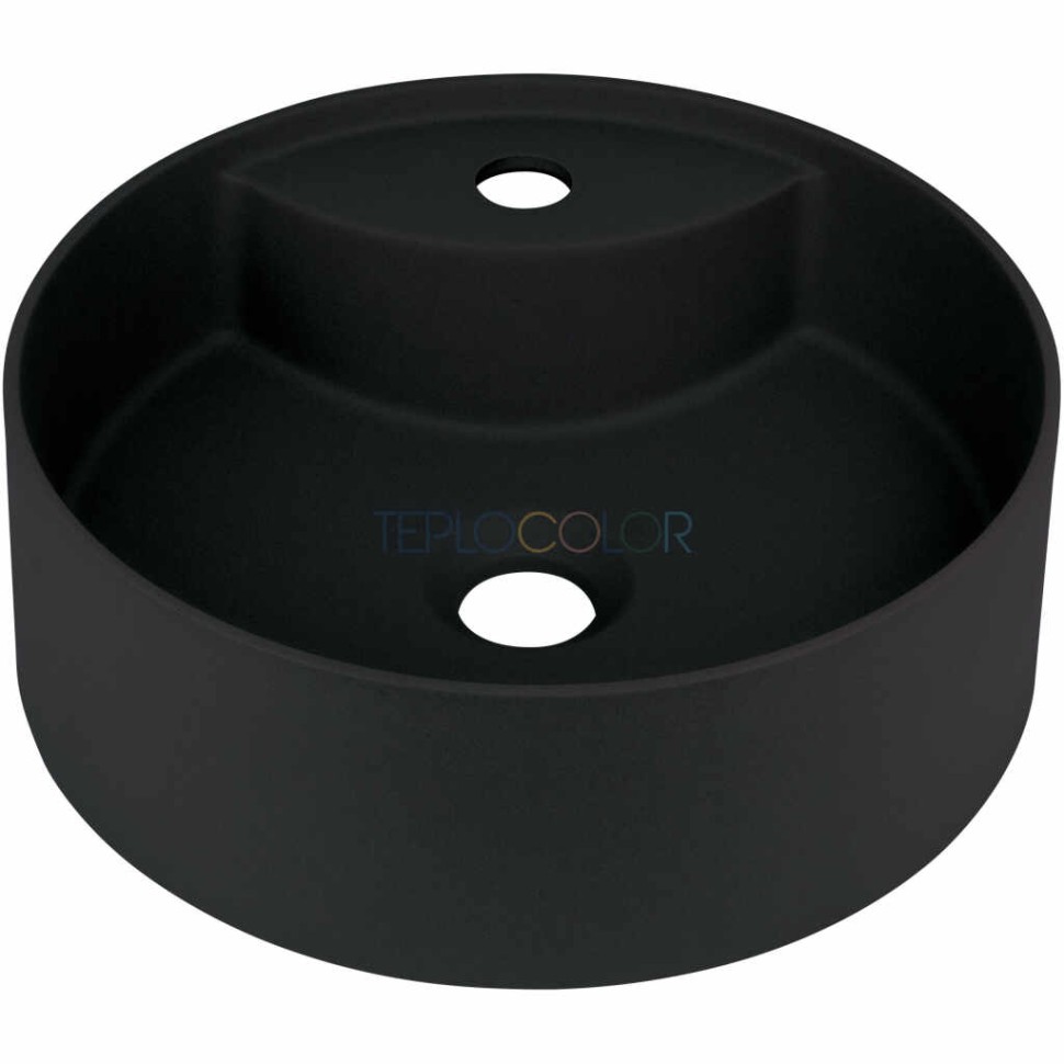 Гранитная раковина, на столешницу, с бортиком для смесителя