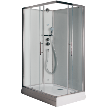 Timo Premium ILMA 102 L душевая кабина с крышей, хамам и стульчиком 120*80*222