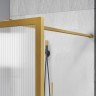 Душевая перегородка Walk-In VSW-1HP700FLBG, 700*2000, брашированное золото, стекло рифленое