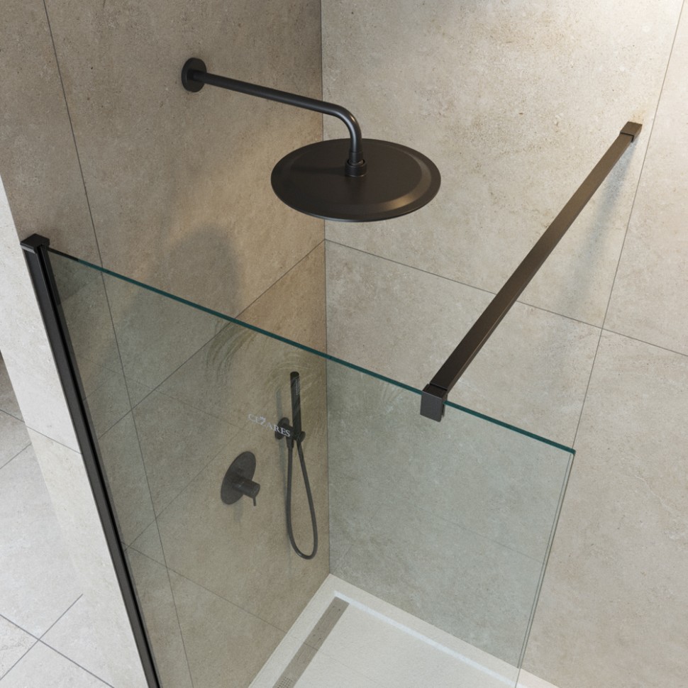 Душевая перегородка CEZARES LIBERTA-L-1-110-120-C-NERO