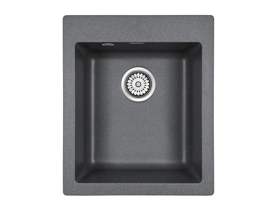 Мойка KANTE 40, IT-GRANIT, PM104249-DG, графит, 415х490 мм, Paulmark