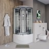 Душевая кабина Niagara Ultra NG-709-01 (100х100х220) высокий поддон(48см),стекло прозрачное с рисунком,4 места