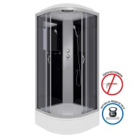 Душевая кабина Niagara Classic NG-3502-14 (100х100х215) средний поддон(26см),стекло тонированное,4 места