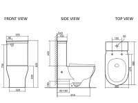 Унитаз напольный CeramaLux TR999