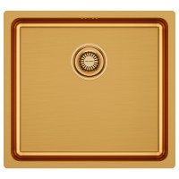 Мойка нерж. сталь VISTA 48, PM304844-BG, брашированное золото, 480х440мм, Paulmark