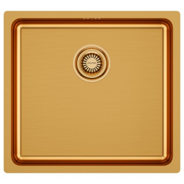 Мойка нерж. сталь VISTA 48, PM304844-BG, брашированное золото, 480х440мм, Paulmark