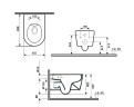 Унитаз подвесной Tornado Gid Tr2196TFX 62263Y белый 49x35.5x34