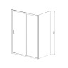 Душевой уголок Alpha VSR-3AL8012CL, 1200*800, хром, стекло прозрачное