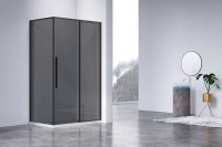 Душевой уголок Slim-N VSR-4SN8011CGB, 1100*800, хром, стекло тонированное