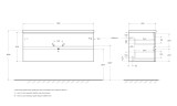 База под раковину подвесная BelBagno ALBANO-1200-2C-SO-RNG