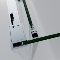 Душевой уголок Soft 2 VSR-3SO28013CL, 1300*800, хром, стекло прозрачное