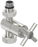 Вентиль прямой крест (G 1/2&quot; НР х G 3/4&quot; НГ)