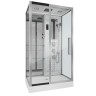 Душевая кабина Niagara Luxe NG-7713WL (82x120х215) низкий поддон(15см),дверь раздвижная,стенки серебро,5 мест