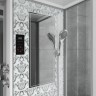 Душевая кабина Niagara Luxe NG-7713WL (82x120х215) низкий поддон(15см),дверь раздвижная,стенки серебро,5 мест