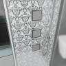 Душевая кабина Niagara Luxe NG-7713WL (82x120х215) низкий поддон(15см),дверь раздвижная,стенки серебро,5 мест