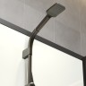 Душевая кабина Niagara Standart ST100/80/15Q/BL/BK (100х80х200) прямоугольник,поддон 15см,распашная,проф.черный,без крыши,3 места