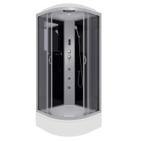 Душевая кабина Niagara Classic NG-3502-14F (100х100х215) средний поддон(26см),стекло тонированное,4 места