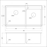 Мойка EMAR EMB-210 EMB-210 PVD Nano Golden