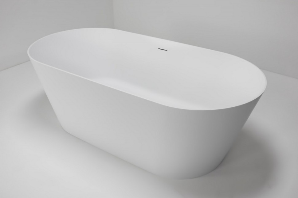 Ванна из искусственного камня ABBER Stein AS9626 белая матовая