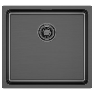 Мойка нерж. сталь VISTA 48, PM304844-GM, вороненая сталь, 480х440мм, Paulmark