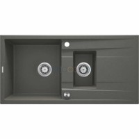 Гранитная мойка, 1.5-чаши с осушкой