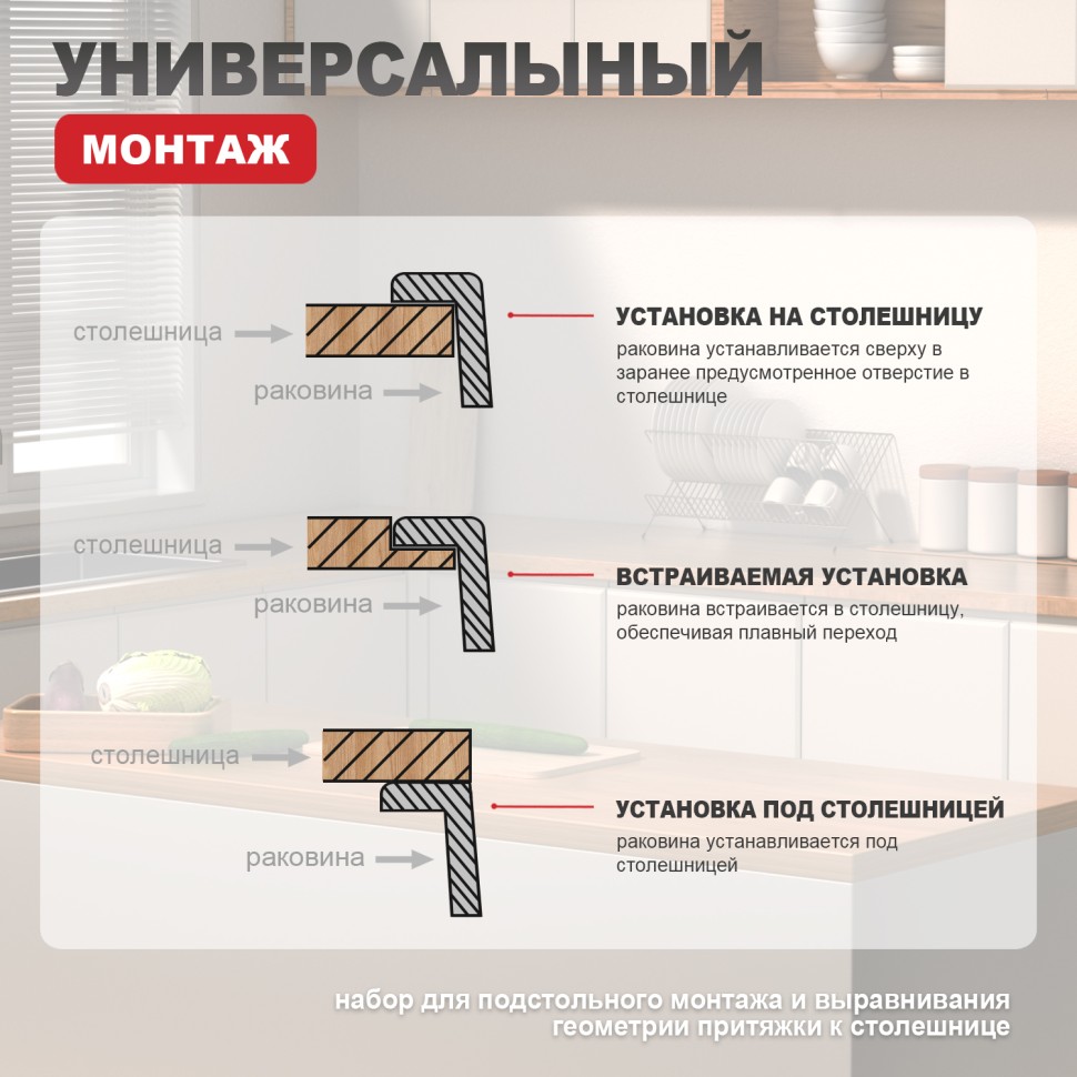 Мойка - профессиональная ручная работа Raglo, сатин золото R702