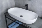 Раковина Gid N9348 51200 накладная белая 81x41x14