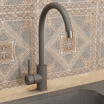 Смеситель для кухни Uperwood Quartz Premium UPD-02-03, серый