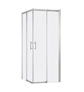 Душевой угол Veconi Rovigo RV-50CH, 1100х900х1950, хром, стекло прозрачное