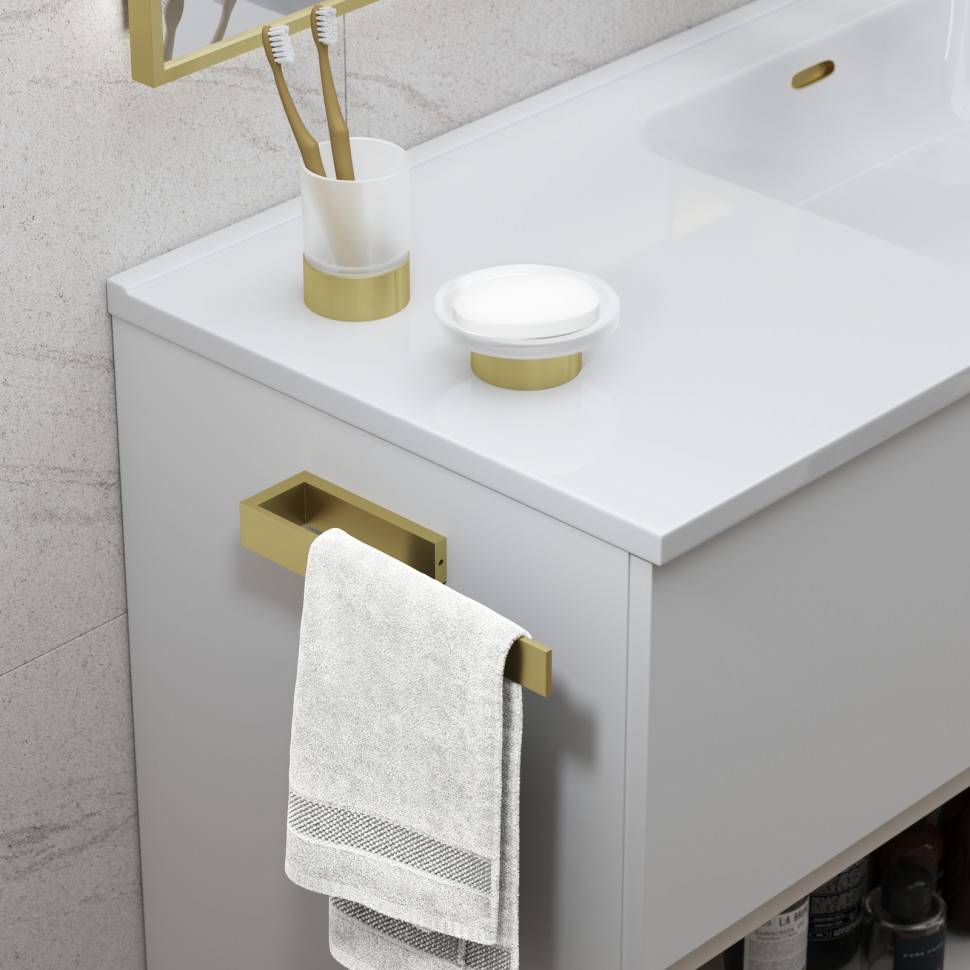 Полотенцедержатель Timo Petruma 15250/17 золото матовое