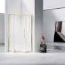 Душевой уголок Слим-Н (Slim-N) VSP-4SN100CLG, 1000*1000, брашированное золото, стекло прозрачное