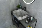 Раковина Gid Mnc597 54458 накладная под камень глянцевая 50x39x13