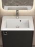 Раковина для ванной 50 см, Uperwood Aurora, белая глянцевая
