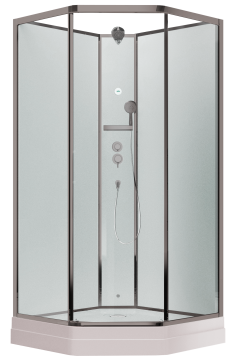 Timo Premium ILMA 701 душевая кабина с крышей, хамам и стульчиком 100*100*225